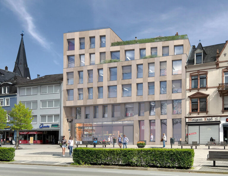 Visualisierung Neubau Geschäftshaus